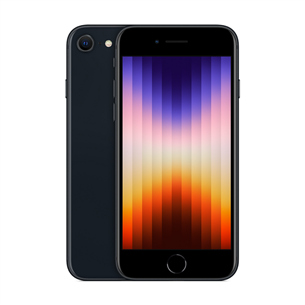 Apple iPhone SE 2022, 64 GB, midnight - Smartphone MMXF3ET/A