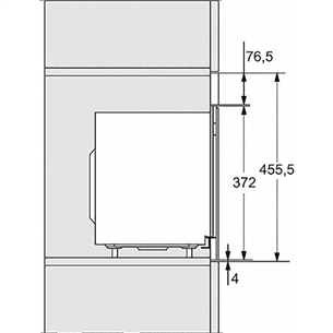 Įmontuojama mikrobangų krosnelė Miele M2234OBSW