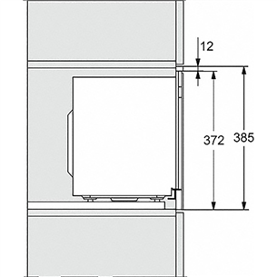 Įmontuojama mikrobangų krosnelė Miele M2234OBSW