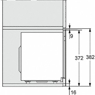 Įmontuojama mikrobangų krosnelė Miele M2234OBSW