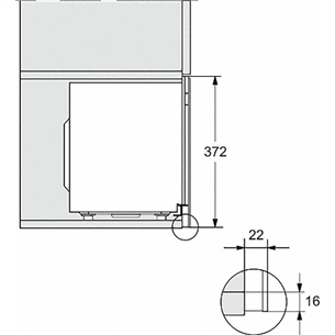 Įmontuojama mikrobangų krosnelė Miele M2234OBSW