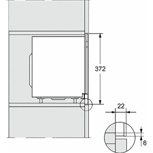 Įmontuojama mikrobangų krosnelė Miele M2234OBSW