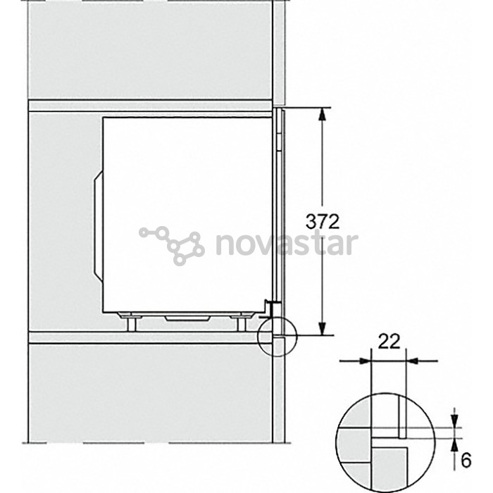 Įmontuojama mikrobangų krosnelė Miele M2234OBSW