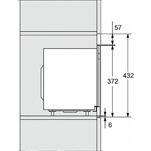 Įmontuojama mikrobangų krosnelė Miele M2234BRWS