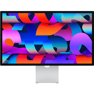 Apple Studio Display,  27", 5K, LED IPS, standard glass, tilt adjustable stand, silver - Monitor MK0U3Z/A