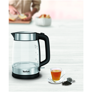 Tefal, 1,7 L - Glass Kettle