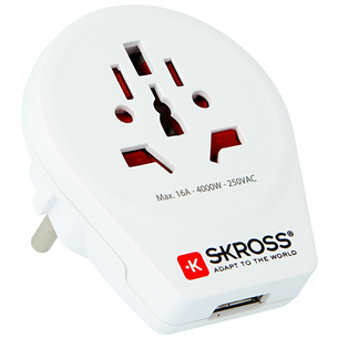 Adapteris USB SKROSS World - Europe 7640166323204