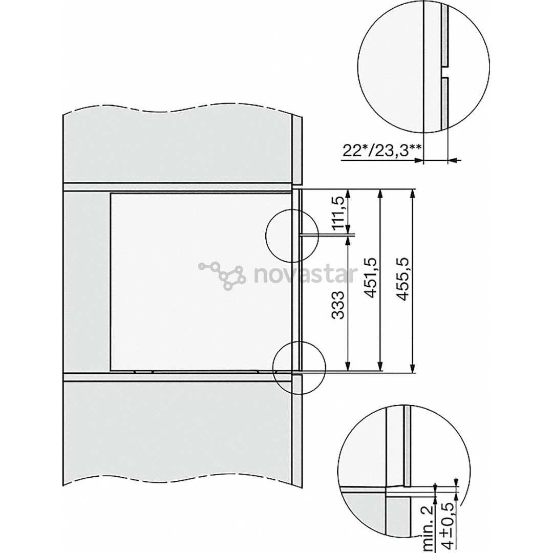 Miele CVA 7440, белый - Интегрируемая кофемашина