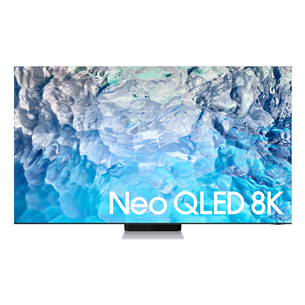 Samsung QN900B Neo QLED 8K Smart TV, 85'', центральная подставка, серебристый/черный - Телевизор