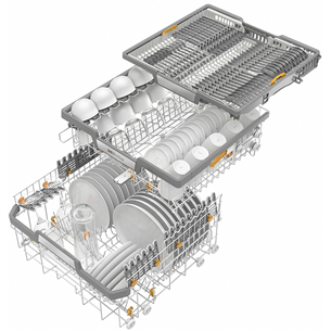 Įmontuojama indaplovė Miele G7920SCIOBSW