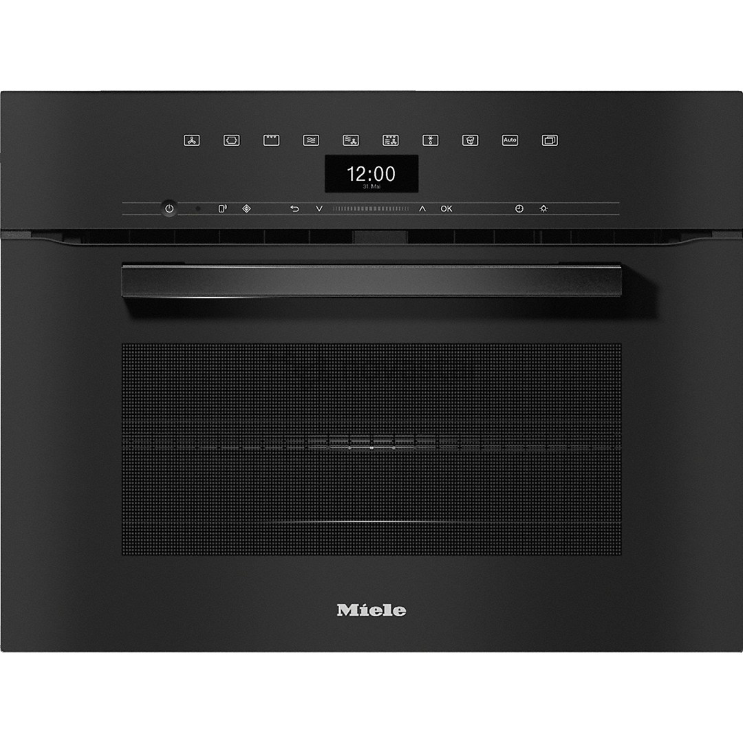 Miele, microwave function, 43 L, black - Built-in Compact Oven