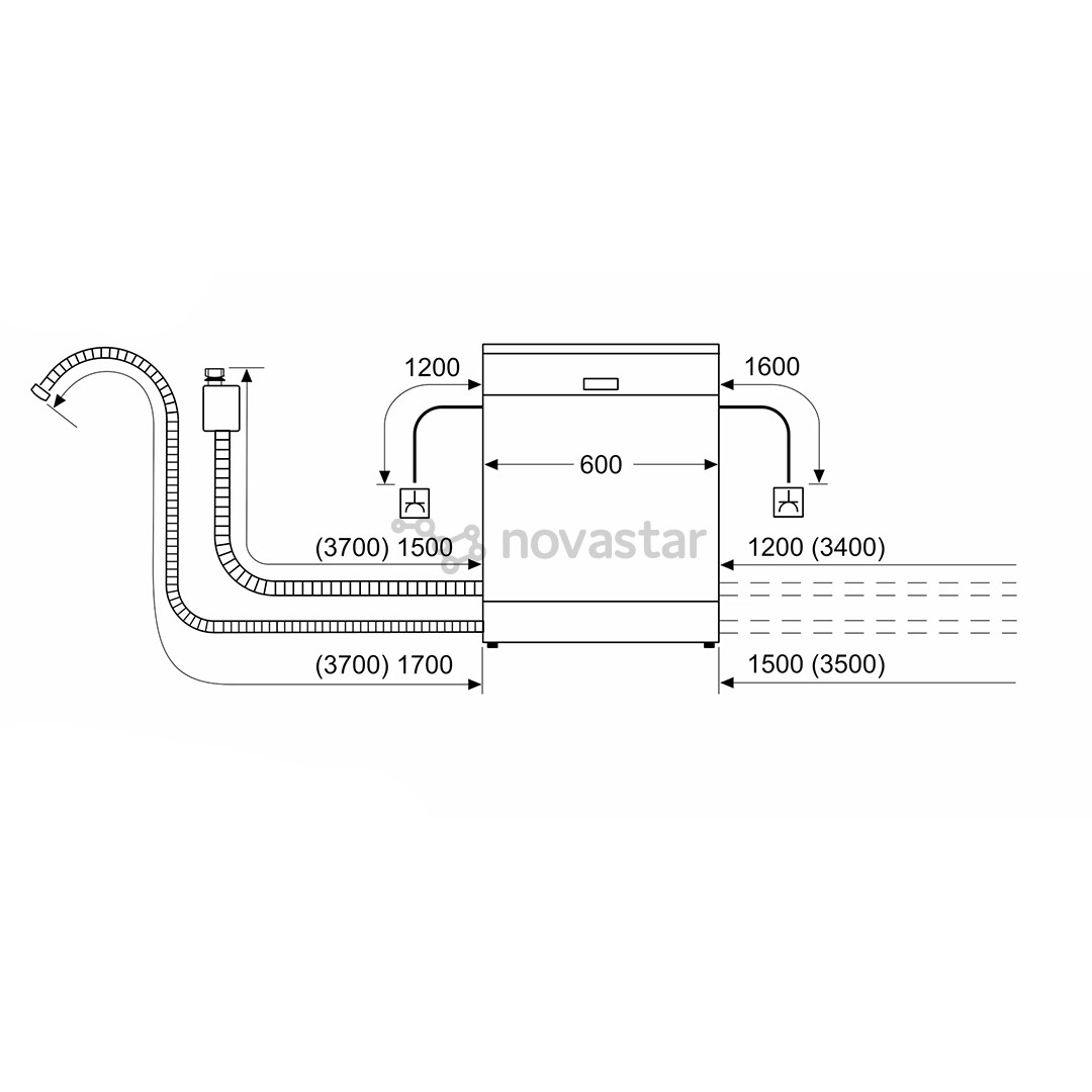 Bosch Serie 8, Silence Plus, 14 place settings - Built-in Dishwasher
