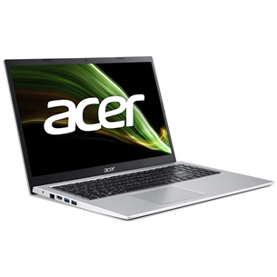 Acer Aspire 3 A315-58, 15.6'', FHD, i3, 8GB, 256GB, SWE, silver - Notebook