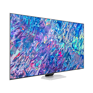 Samsung Neo QLED 4K UHD 2022, 75'', центральная подставка, серебристый - Телевизор