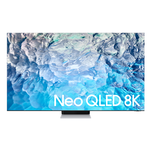 Samsung QN900B, 65'', 8K, Neo QLED, central stand, silver/black - TV