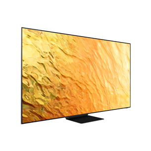 Samsung QN800B, 75'', 8K, Neo QLED, центральная подставка, серебристый/черный - Телевизор