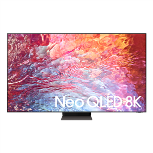 Samsung QN700B Neo QLED 8K Smart TV, 65'', central stand, silver/black - TV