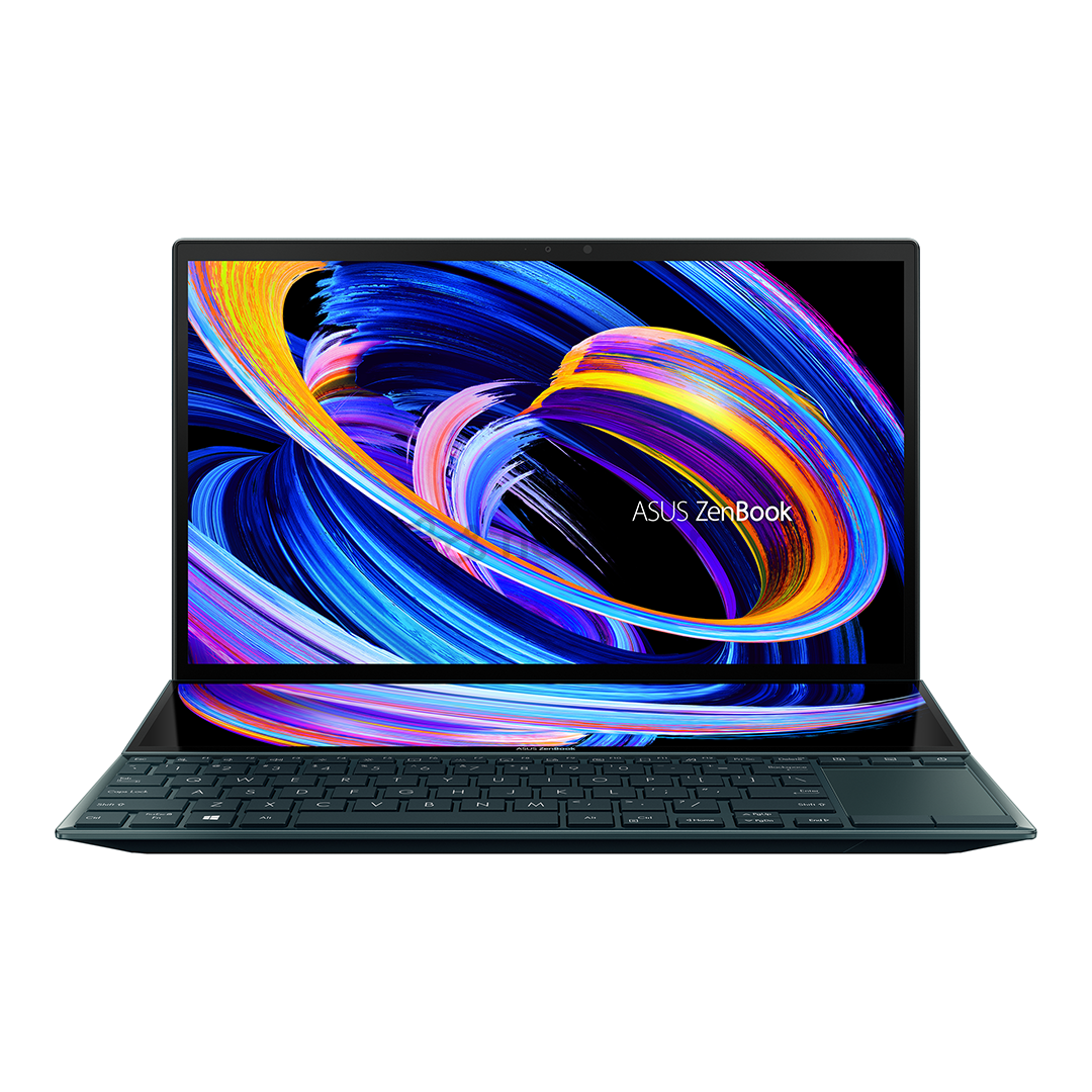 Nešiojamas kompiuteris Asus ZenBook Duo 14 UX482, FHD Touch/Core™ i5-1155G7/ GeForce® MX450 2GB/512 GB SSD; 16 GB RAM/W11H/ENG