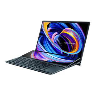 Nešiojamas kompiuteris Asus ZenBook Duo 14 UX482, FHD Touch/Core™ i5-1155G7/ GeForce® MX450 2GB/512 GB SSD; 16 GB RAM/W11H/ENG