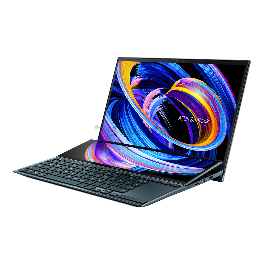 Nešiojamas kompiuteris Asus ZenBook Duo 14 UX482, FHD Touch/Core™ i5-1155G7/ GeForce® MX450 2GB/512 GB SSD; 16 GB RAM/W11H/ENG