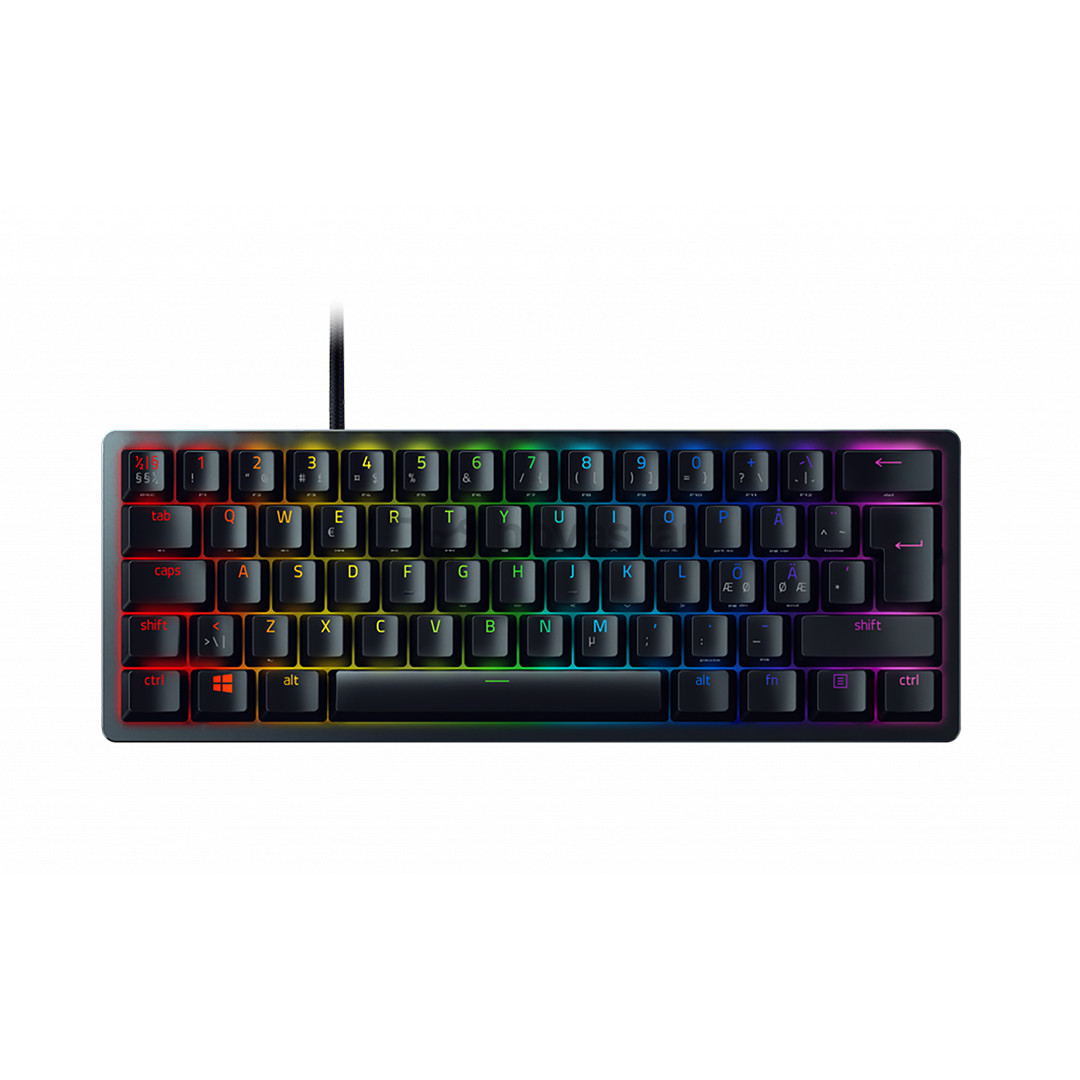 Klaviatūra Razer Huntsman Mini Analog, 60%, SWE, Juoda
