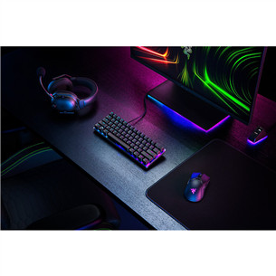 Klaviatūra Razer Huntsman Mini Analog, 60%, SWE, Juoda