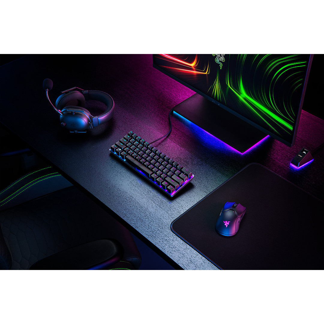 Klaviatūra Razer Huntsman Mini Analog, 60%, SWE, Juoda