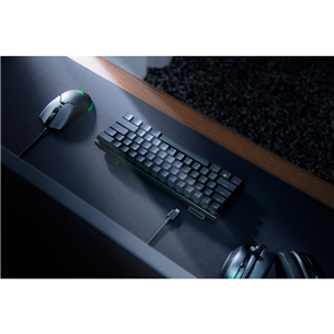 Klaviatūra Razer Huntsman Mini Analog, 60%, SWE, Juoda