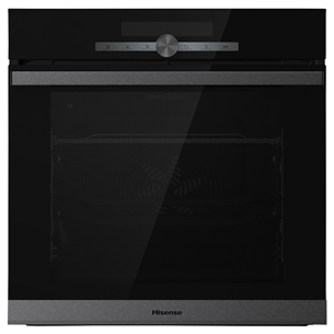 Hisense, pyrolytic cleaning, 77 L, black - Built-in Oven