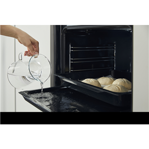 Hisense, pyrolytic cleaning, 77 L, black - Built-in Oven