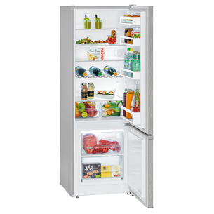 Liebherr, 266 L, height 162 cm, silver - Refrigerator