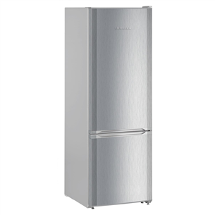 Liebherr, 266 L, height 162 cm, silver - Refrigerator