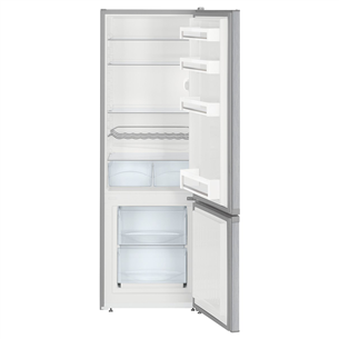 Liebherr, 266 L, height 162 cm, silver - Refrigerator