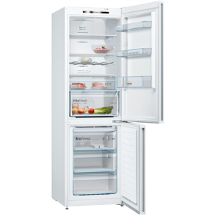 Bosch, NoFrost, 326 L, height 186 cm, white - Refrigerator