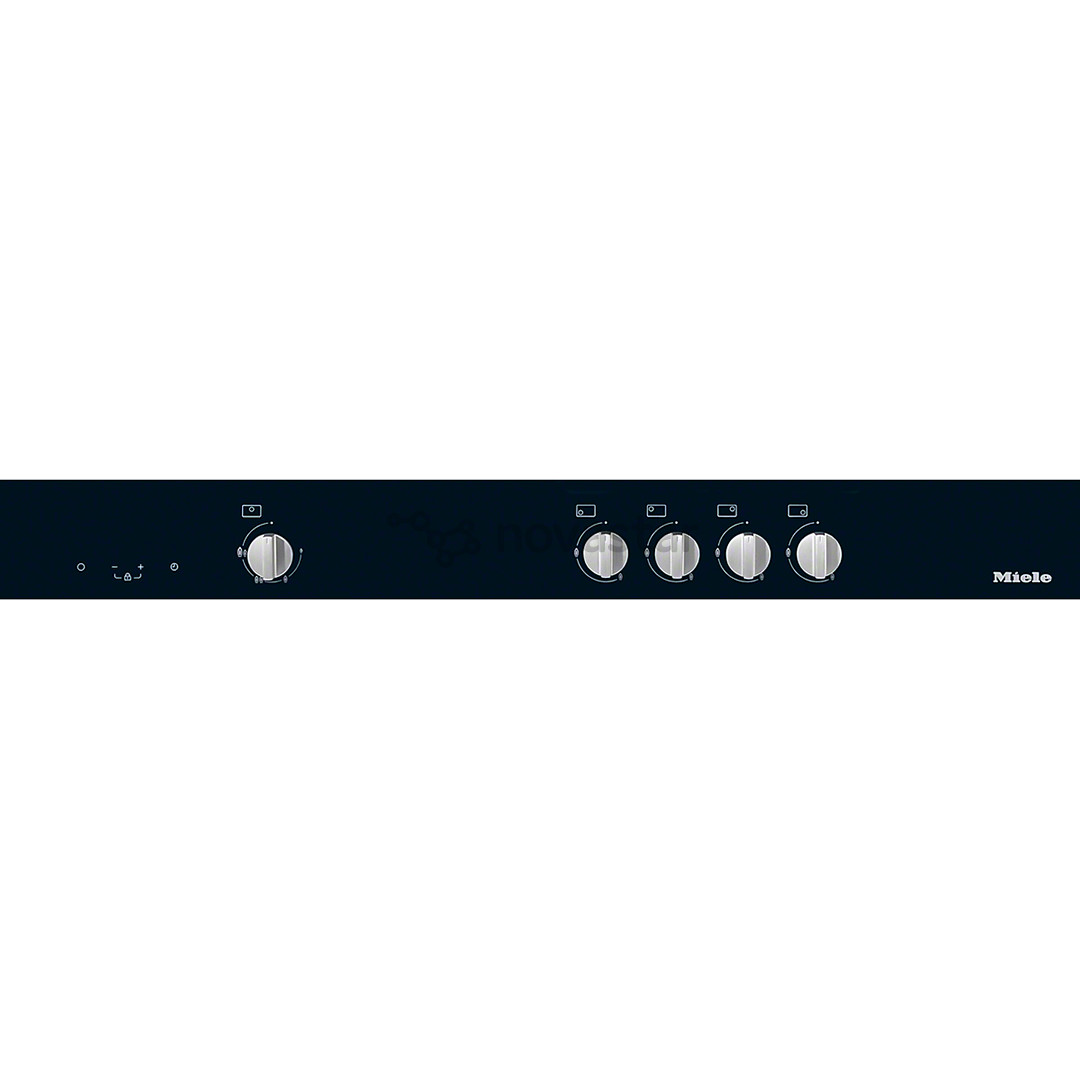 Miele, plotis 94,2 cm, juoda - Įmontuojama dujinė kaitlentė