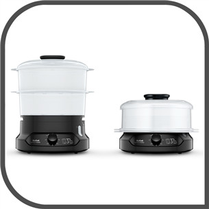 Tefal Minicompact, 800 W, black - Steam Cooker