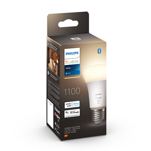 Lemputė Philips Hue White 1100, E27, A60, Balta