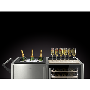 Dometic MoBar 550, 39 bottles, height 98 cm, black/inox - Outdoor Mobile Bar