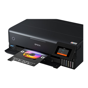 Spausdintuvas Epson EcoTank L8180, A3+, WiFi, Ethernet, SD, USB, black