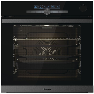 Hisense, Pyrolytic cleaning, 23 functions, 77 L black - Built-in Oven BSA66334PG