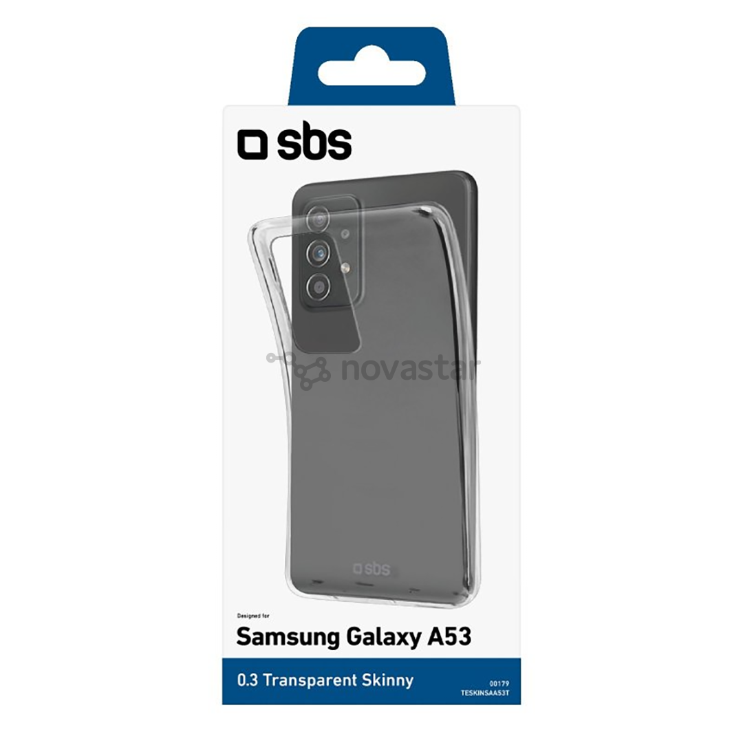 Dėklas SBS Skinny Cover, Samsung Galaxy A53, Silikoninis, Skaidrus