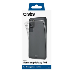SBS, Samsung Galaxy A03, прозрачный - Силиконовый чехол