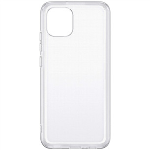 Dėklas Samsung Galaxy A03, Silikoninis, Skaidrus
