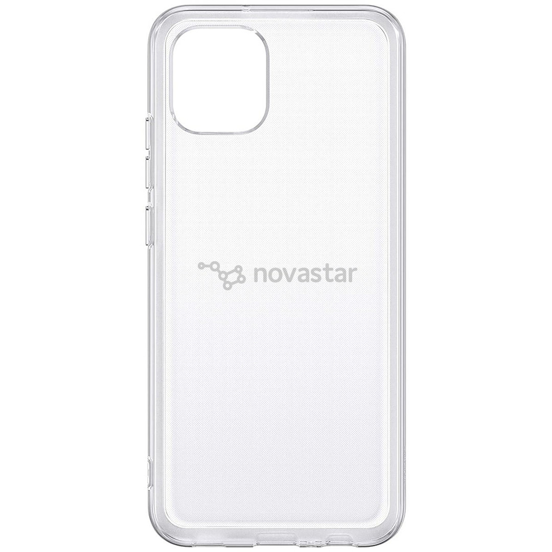 Dėklas Samsung Galaxy A03, Silikoninis, Skaidrus