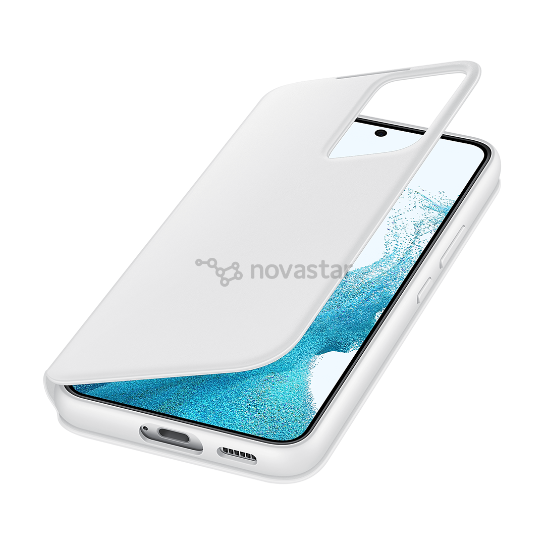 Dėklas Samsung Galaxy S22 S-View Flip Cover, White