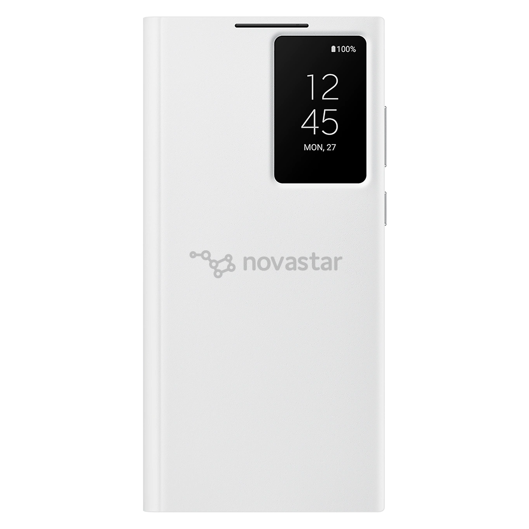 Dėklas Samsung Galaxy S22 Ultra S-View Flip Cover, White