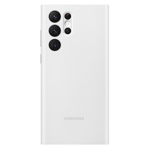 Dėklas Samsung Galaxy S22 Ultra S-View Flip Cover, White
