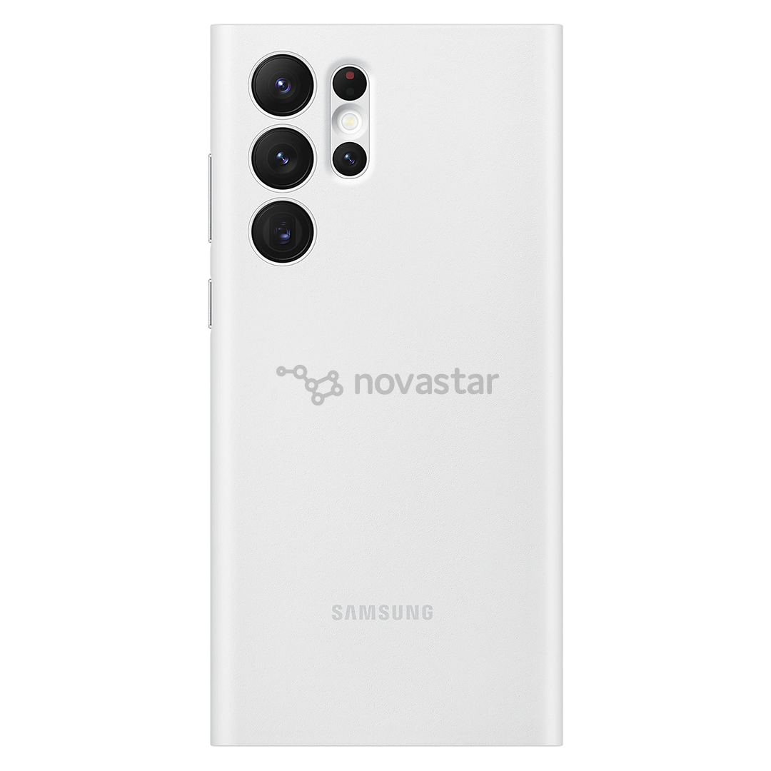 Dėklas Samsung Galaxy S22 Ultra S-View Flip Cover, White