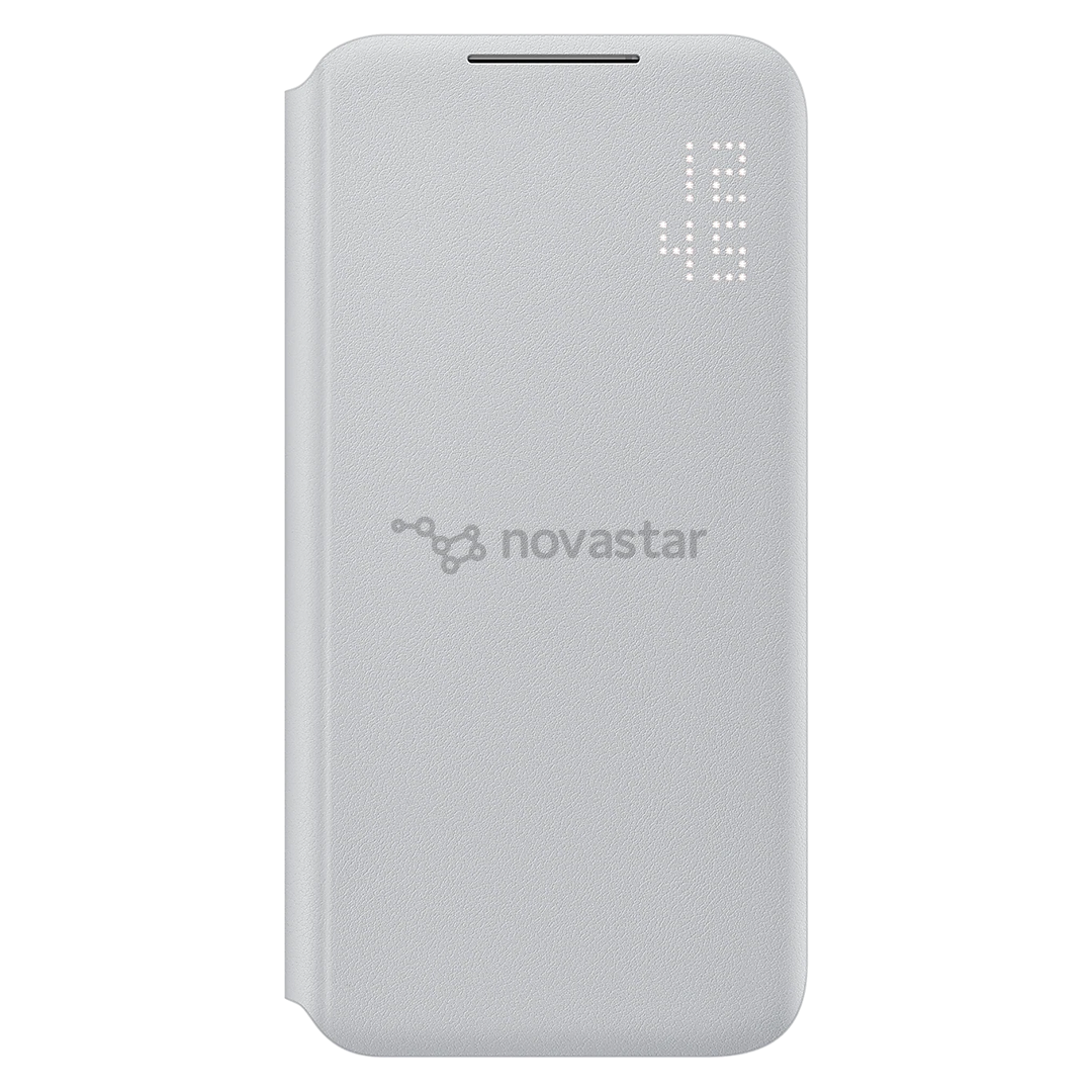 Dėklas Samsung Galaxy S22 Smart LED View Cover, Pilkas