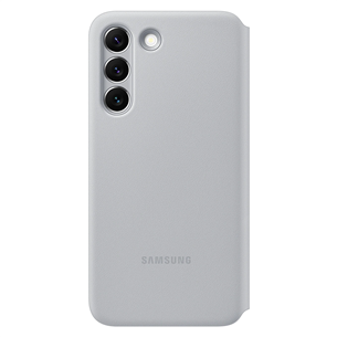Dėklas Samsung Galaxy S22 Smart LED View Cover, Pilkas